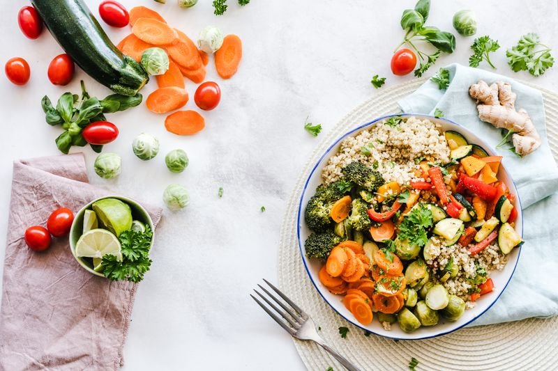 Organic wholesome farm-to-table cuisine prepared for retreat guests